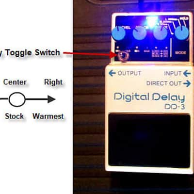 Boss DD-3 with Hi- Cut Mod from Modest Mike's Mods image 2