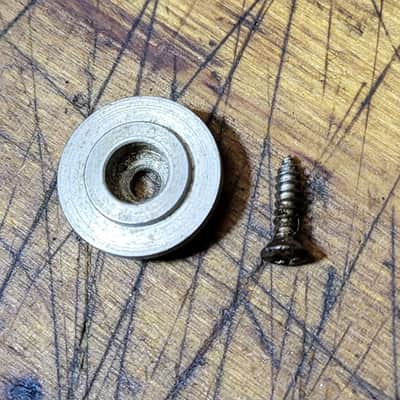 1966 Vintage Fender P Bass Jazz Headstock String Guide Original Screw image 1