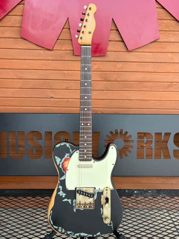 2008 Fender Artist Series Joe Strummer Telecaster - Black Relic