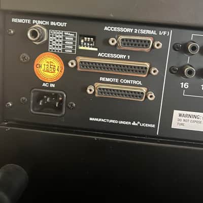 TASCAM MSR-16 1/2” 16-Track Reel-to-Reel Recorder w/ Used SM911 Tape, Take-Up Reel + Cables image 13