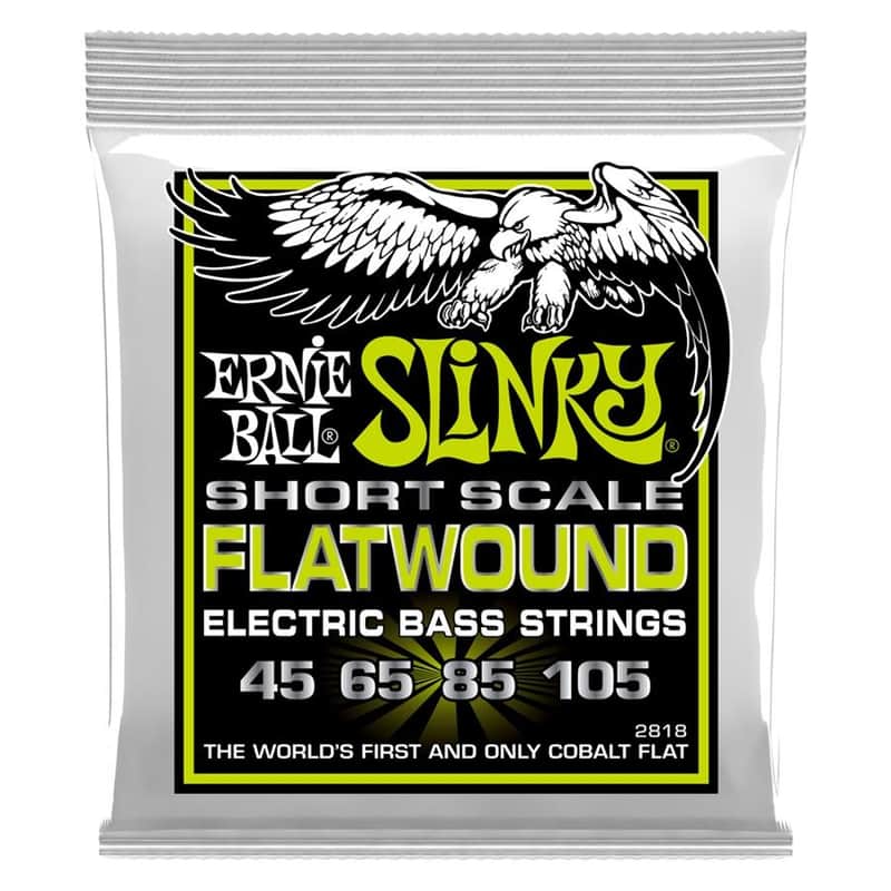 Ernie Ball - 2818 Slinky Short Scale Flatwound El Bass 45-105 image 1