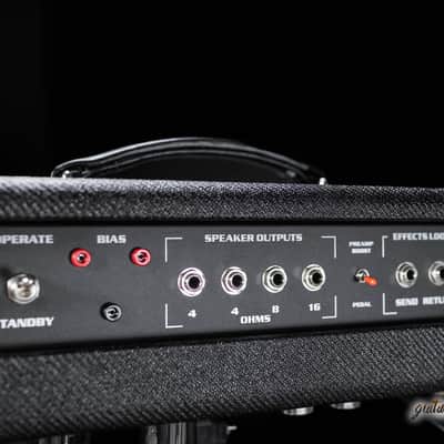 Amplified Nation Six String Sustain 50W Head – Black Lacquered Tweed image 9