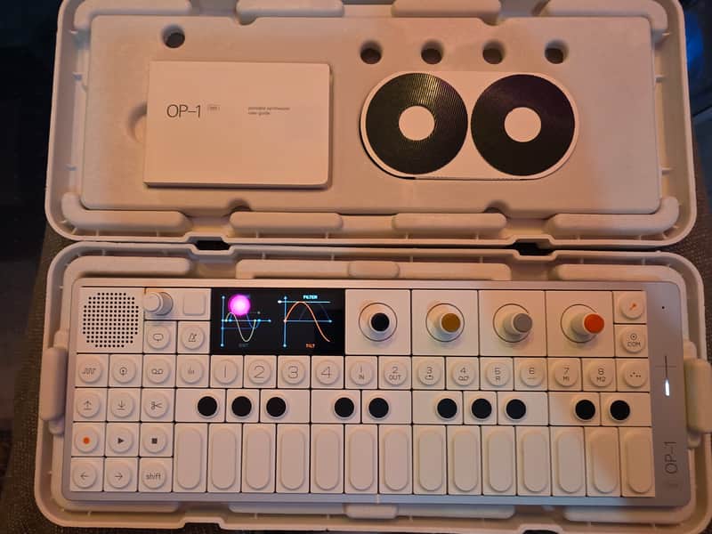 Teenage Engineering OP-1 Field with Field BAG! Portable Synthesizer Workstation 2022 - Present - White image 1