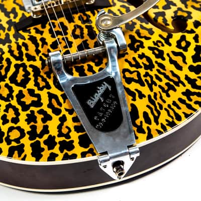 Gretsch Leopard Print  Hot Rod Owned by Brian Setzer image 8