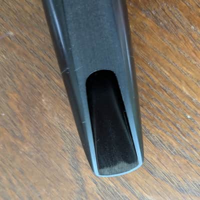 Geo M Bundy alto sax mouthpiece 3 w/ Rovner ligature image 5