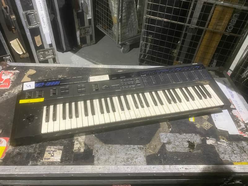 Korg DW8000 Synth owned and used by Rick Wakeman of YES 1980 Black image 1
