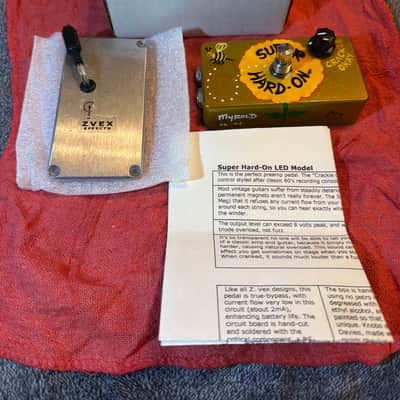 ZVex Hand-Painted Super Hard On (June 2004) - Myrold Artwork - Mint Collector's Bundle with Official ZVex Power Plate image 2