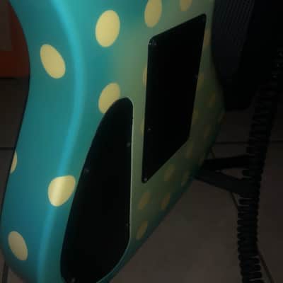 Kramer Vintage Nightswan 1988-89 - Light Blue Polka Dot image 13