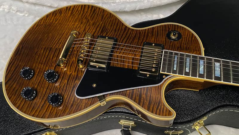 NEW! Gibson Dealer Select Custom Shop Les Paul Custom AAAAA Flamed Curly Maple Top - Authorized Dealer - Curly Monster Flame! WOW! 9.4 lbs - G07389 image 1
