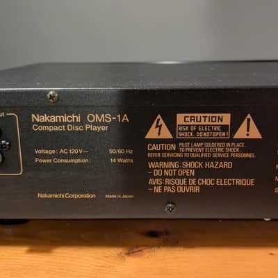 Vintage Nakamichi OMS-1A CD Player — Made in Japan Audiophile Player (Tested & Operational) image 7