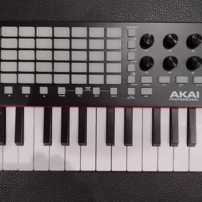Akai APC Key 25 MKII MIDI Controller 2023 - Present - Black - With Red USB Cable