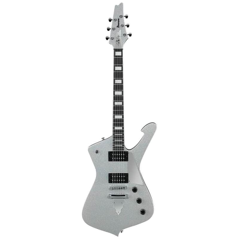 Ibanez PS60SSL Paul Stanley Signature Iceman Guitar - Silver Sparkle image 1