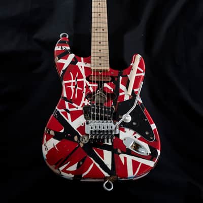 Custom Van Halen Frankenstrat Frankenstein Stratocaster Tribute Met Museum Custom image 1