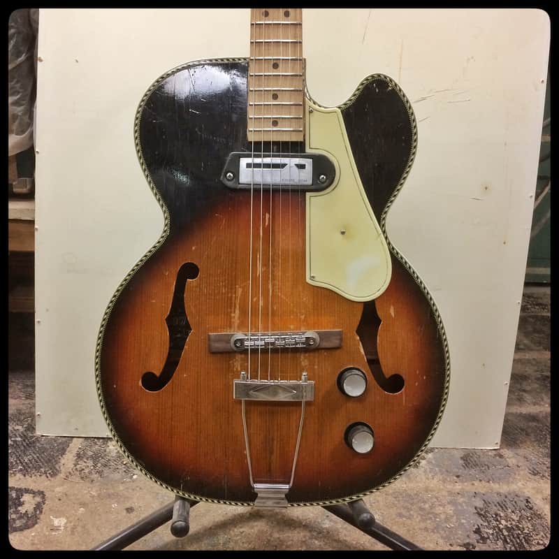 Kasuga Silver Mellow Tone 1960s Japanese Vintage archtop