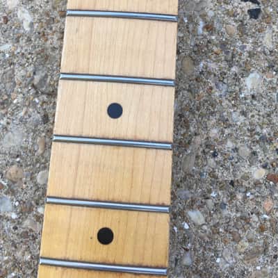 Vintage Style WD licensed Fender Stratocaster Neck Strat Maple Amber Old Relic image 5