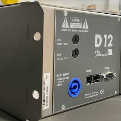 d&b audiotechnik  D12 amplifier image 4