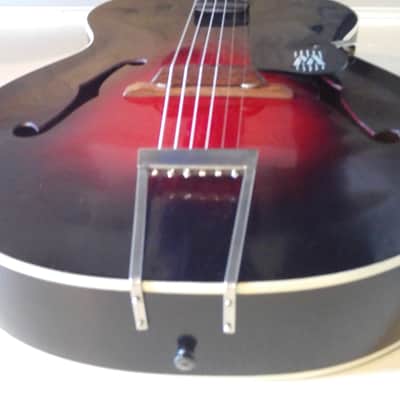 Harmony Monterey H950 USA Vintage Late 1940s/Early 1950s Acoustic Blues/Jazz Maple/Birch Archtop Guitar, Completed Professional Restoration/Partial Rebuild. image 12
