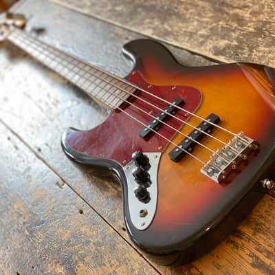 LEFTY! Fender '62 Jazz Bass Left handed 1991 Three Tone Sunburst MIJ K-Serial Japan Fujigen image 6