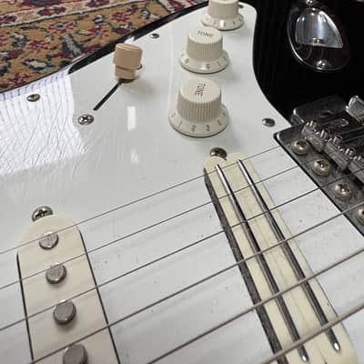 Squier Stratocaster Electric Guitar - Hot Rails Bridge Pickup image 3