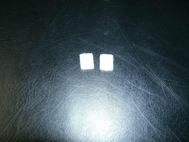 2- 60's original NOS Danelectro Silvertone "skate key" tuner white plastic end caps. image 1