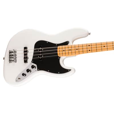 Fender Player II Jazz Bass MN Polar White - 4-String Electric Bass image 4