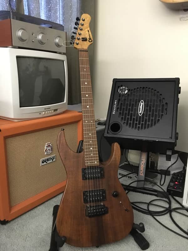 Charvel San Dimas 1984 natural Hawaiian Koa image 1