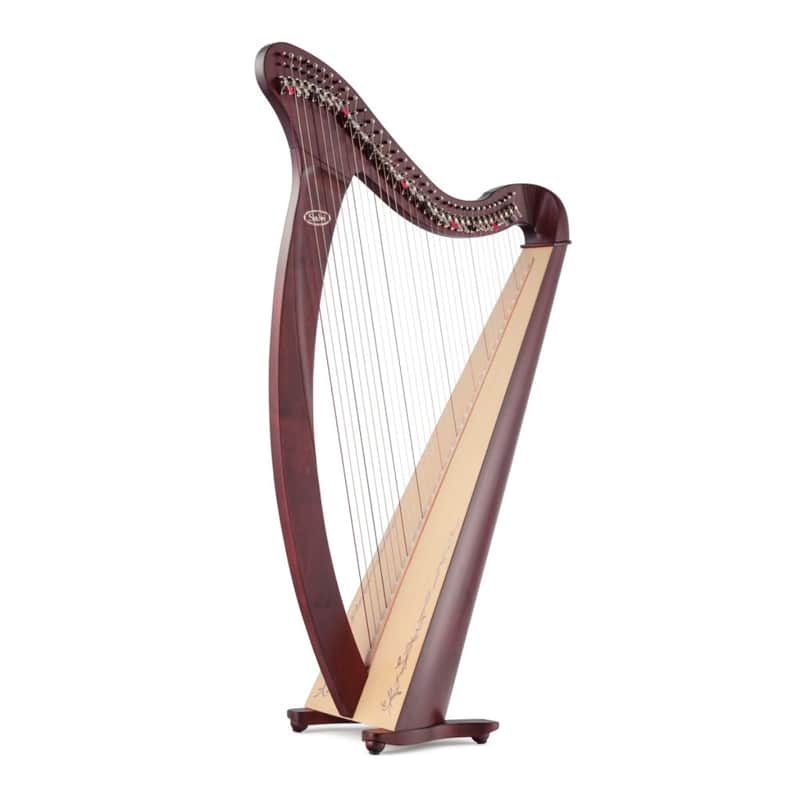 Salvi Donegal - Professional Lever Harp - Mahogany