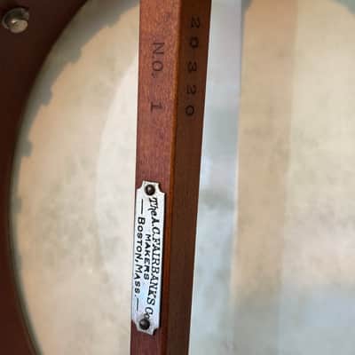 Fairbanks Senator No. 1 Banjo Vega 1910s - Cherry image 11