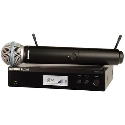 Shure BLX24R/B58 Wireless Handheld Beta58 Microphone System, Band H9, Open Box (Like New) image 1