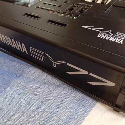Yamaha SY77 Synthesizer 1989 - Black image 14