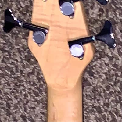 Carvin  B5 5 string bass electric guitar  made in the USA  natural gigbag image 7