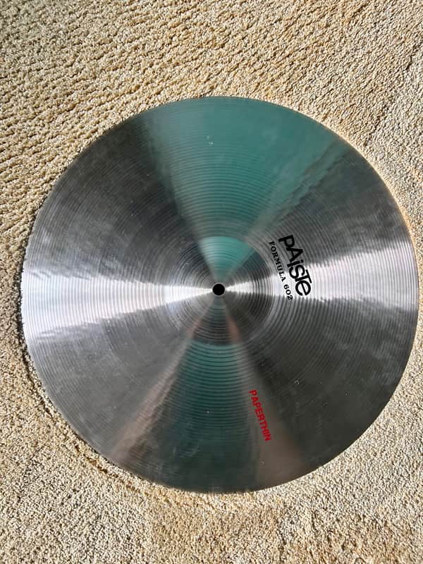 Paiste 18" Formula 602 Classic Paperthin Crash Cymbal 2011 - Present - Traditional image 1