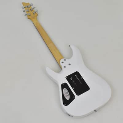 Schecter C-6 FR Deluxe Guitar Satin White B-Stock 0072 image 5
