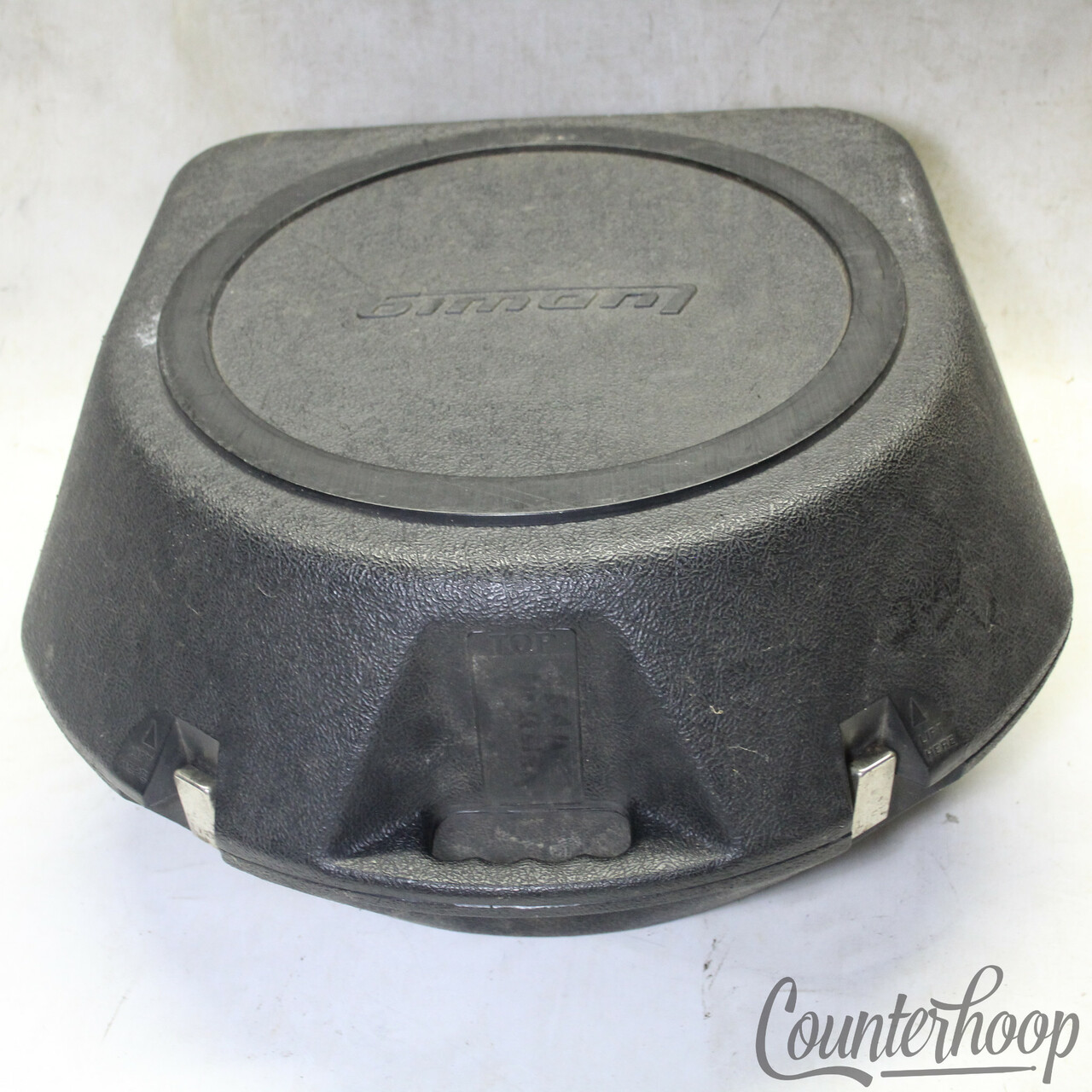 Ludwig 5"x14" Hard Shell UFO/Clamshell Case USA Stick/Stand Divider Vintage 70s — main photograph