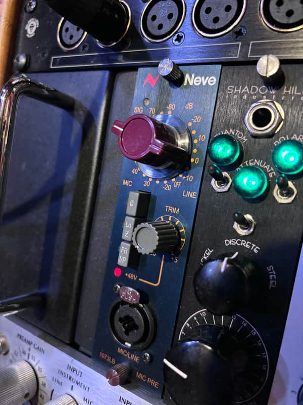 AMS Neve 1073LB 500 Series Mic Preamp Module 2010s - Blue