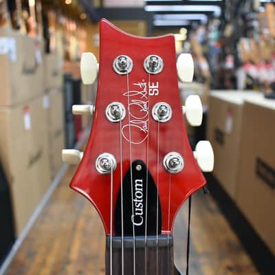 Paul Reed Smith SE Custom 24-08 Electric Guitar Charcoal Cherry Burst w/Padded Gig Bag image 7