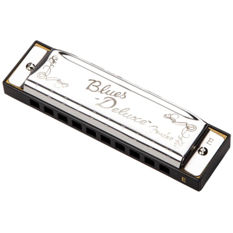 Fender Blues Deluxe Diatonic Harmonica Mouth Organ Key E image 1