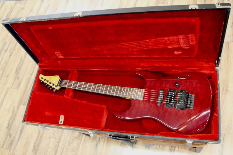 Pensa Suhr Custom Built 1987 Gloss Wine Red image 1