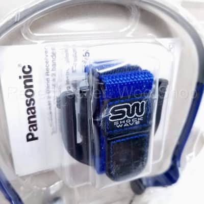 NEW Panasonic RF-SW50 Shockwave Portable Radio (Blue) Sealed + Earphones & Arm Belt image 5