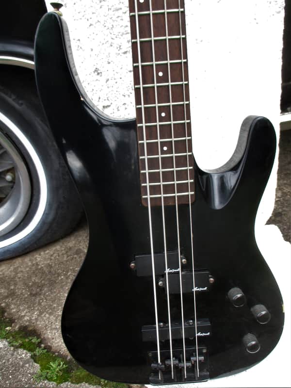 Aria Pro II Magna Series MAB-20 Bass Guitar, 1990's, Korea, Black