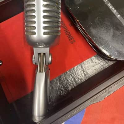 VINTAGE Shure 55SW 1960s microphone and lead- Metal image 5