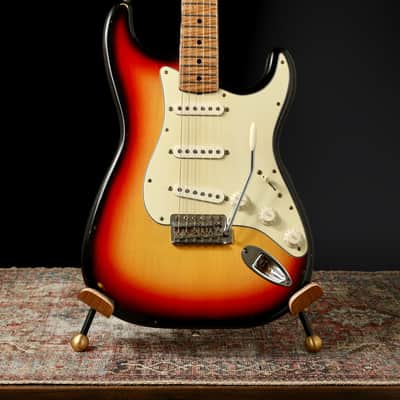 Mario Martin S-Style 2021 - 3-Tone Sunburst. AAA Flame Roasted Maple / Arcane Pickups image 3