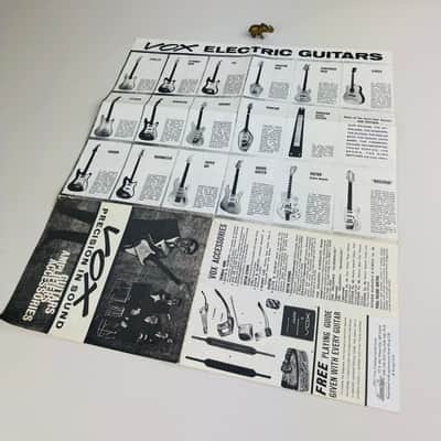 Vox "Precision in Sound" Foldout Catalog (Reprint) circa 1998-2002 image 4