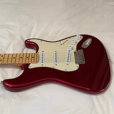 2013 Fender American Standard Stratocaster - Mystic Red Metallic - Upgrades - Free Pro Setup image 5