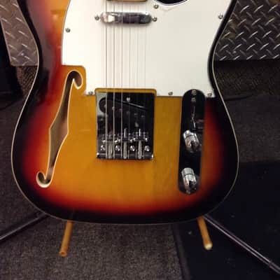 corbin tele thinline 2015 Tobacco Burst image 3
