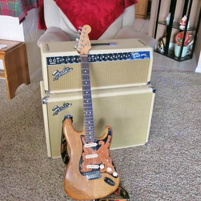 69 Fender Twin Reverb Head & Custom 2x12 Speaker Cabinet! image 4