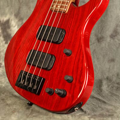 Washburn Bantam XB-900 Bass USA Grover Jackson Pro Model Cherry Ash w Bartolini Pickups & Hard Case image 7