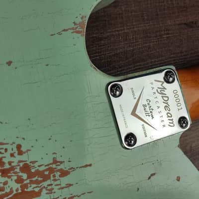 MyDream Partcaster Custom Built - Water Green Semi Relic Dreamsongs image 12