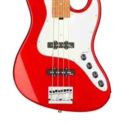 Sadowsky MetroExpress 21-Fret Vintage J/J Bass, Roasted Maple Fingerboard, 4-String - Solid Candy Apple Red Metallic High Polish image 2