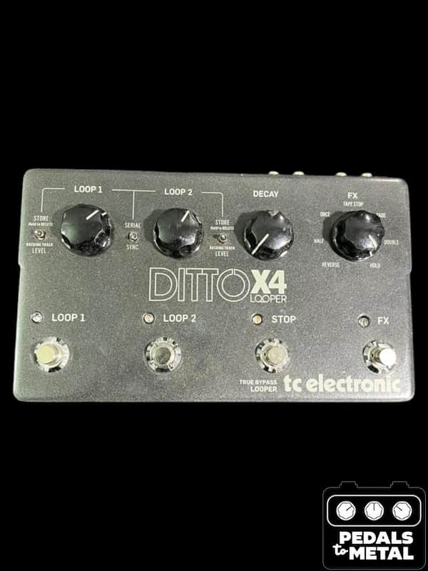 TC Electronic Ditto X4 Looper 2016 - Present - Black - X21781 image 1